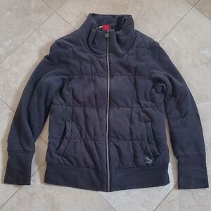 PUMA PADDED COTTON JACKET CHARCOAL M